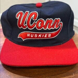UConn Huskies Red and Black Cap